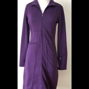 Athleta Women's Cassidy Scuba Dress Purple  XS